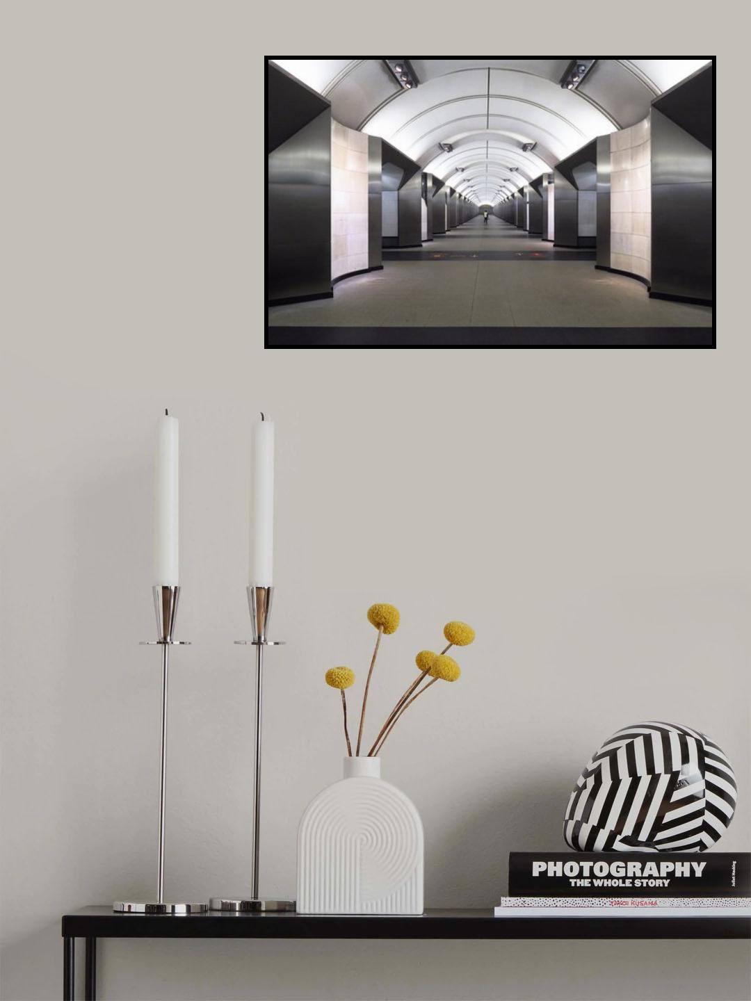 Moscow metro - In the center of the universe Poster och Canvastavla