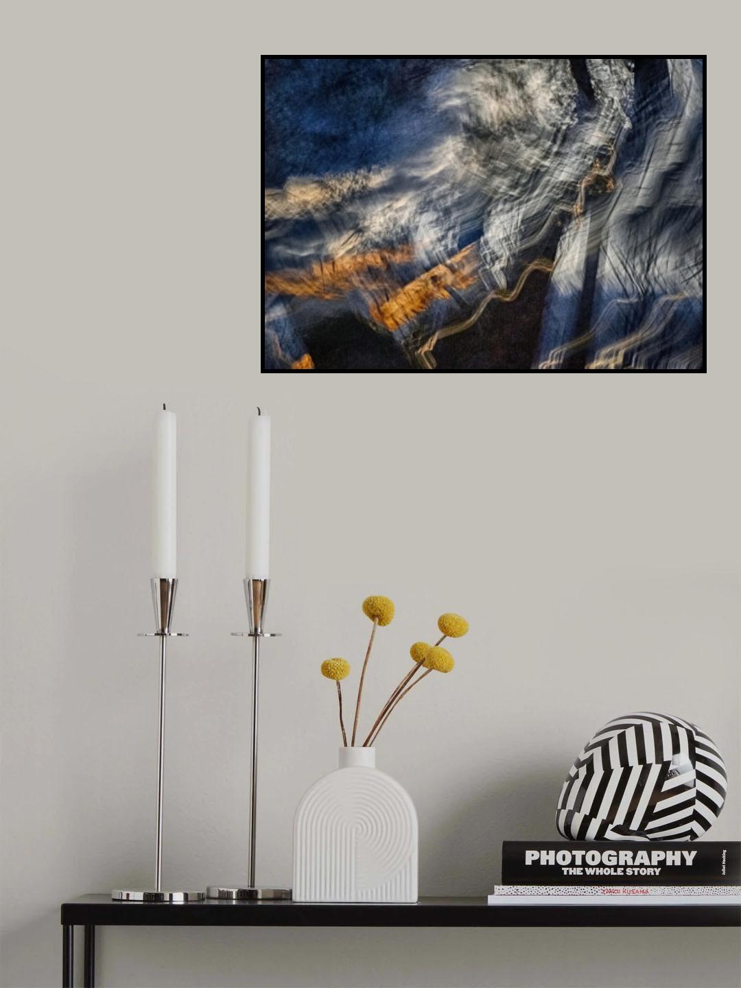 Brushing The Sky Poster och Canvastavla