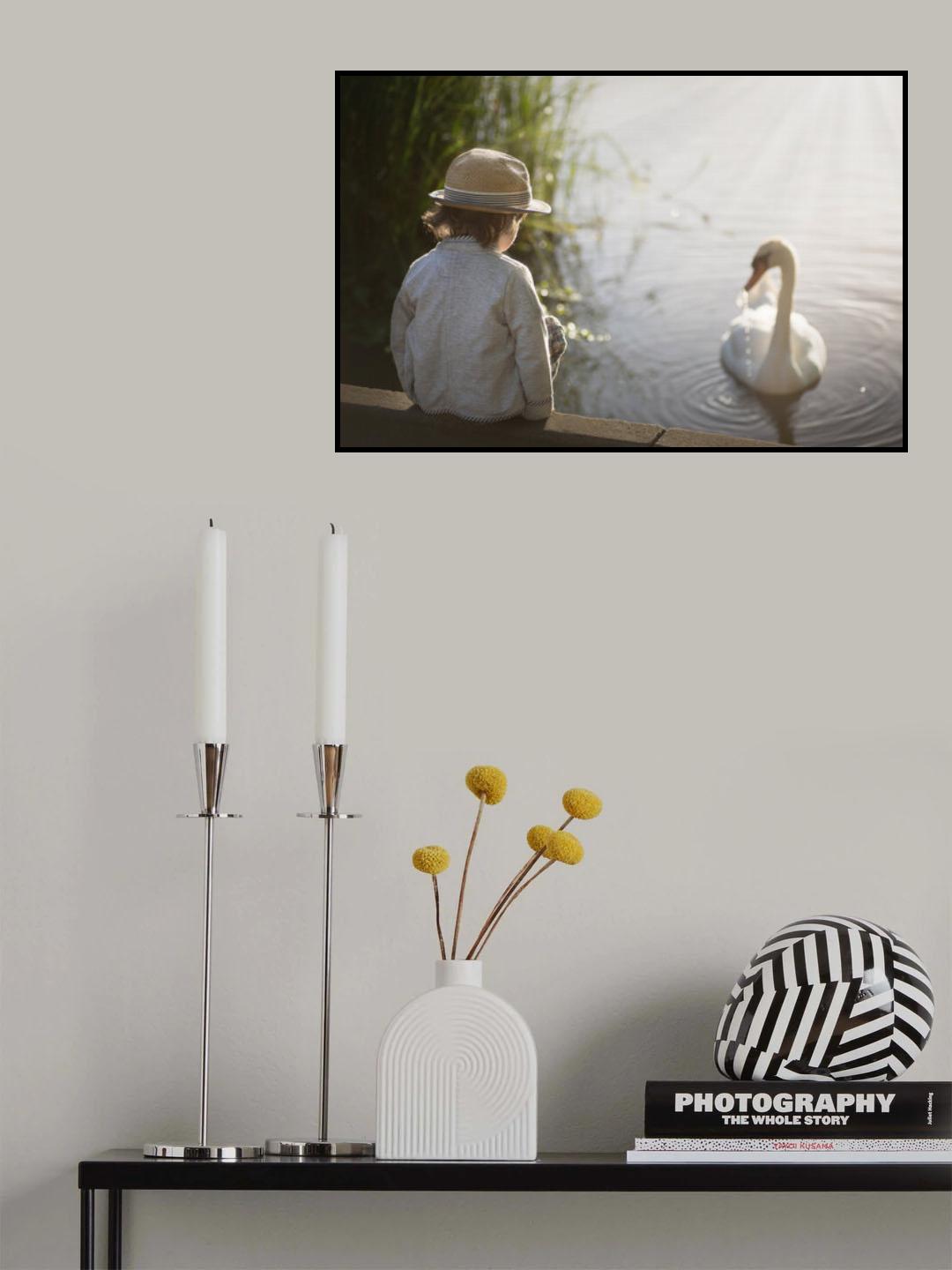 The swan Poster och Canvastavla