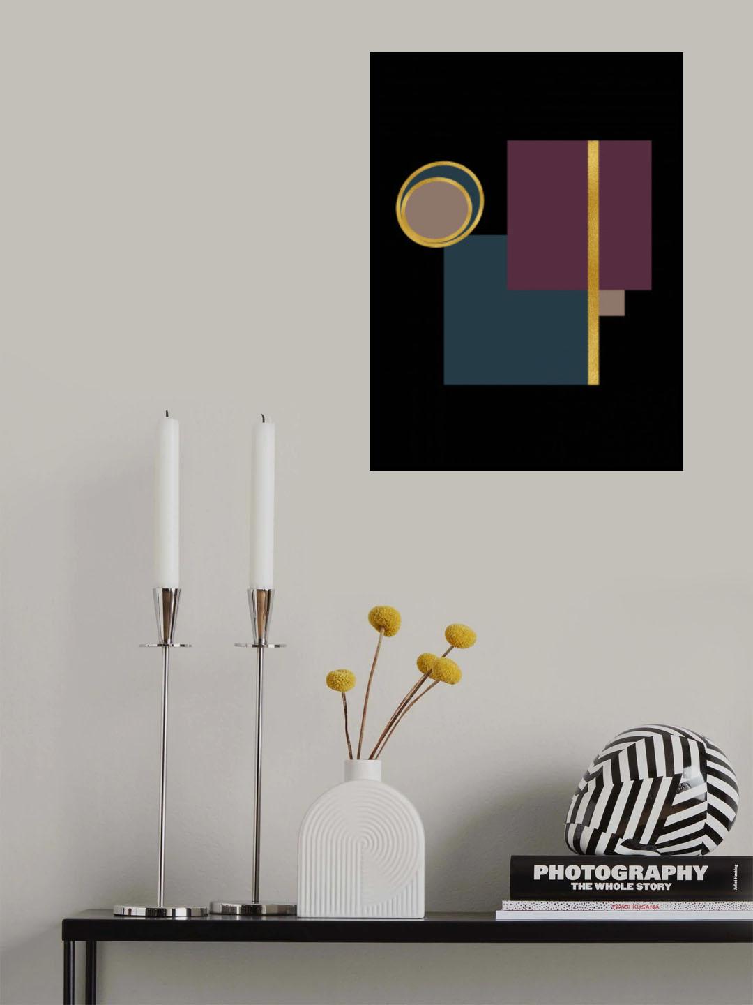 Squares and Circles Copy Poster och Canvastavla