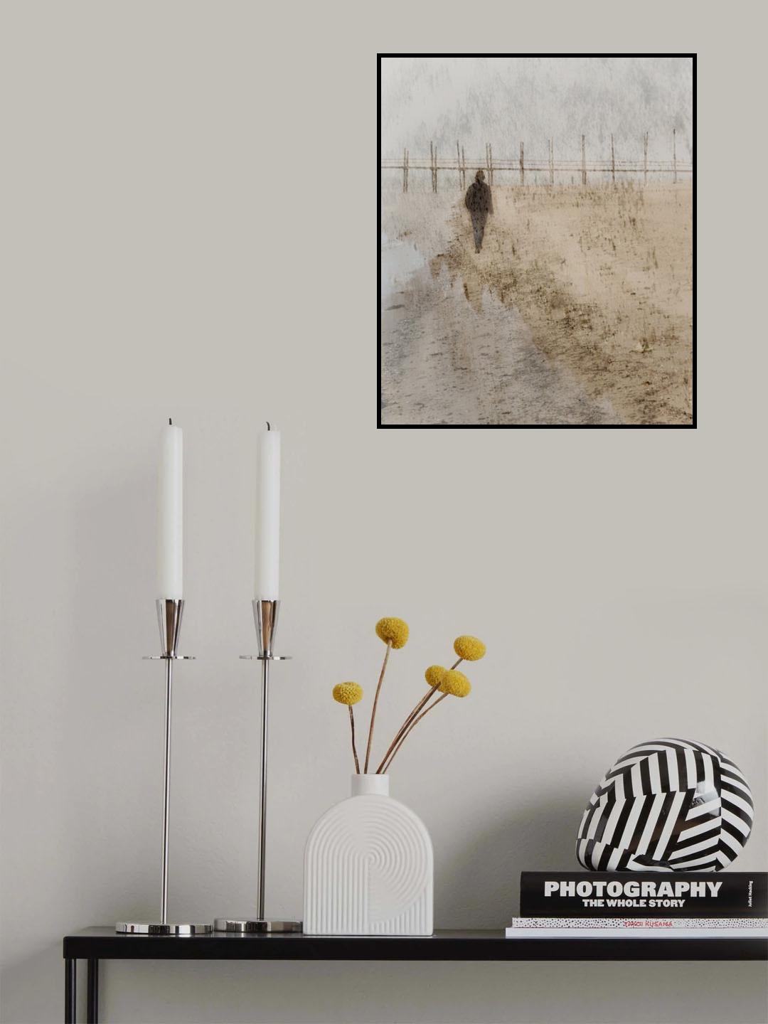 Beach walk Poster och Canvastavla