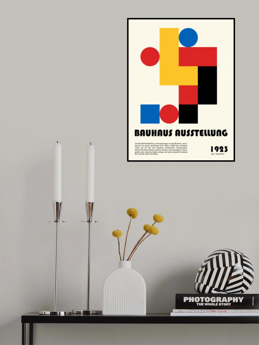 Bauhaus Ausstellung Poster och Canvastavla