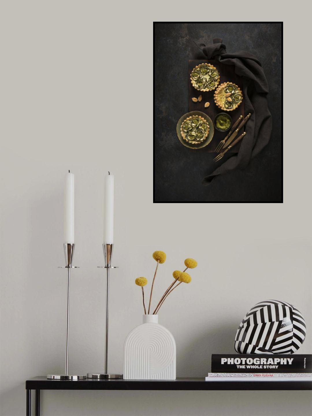 Zucchini tartlets Poster och Canvastavla