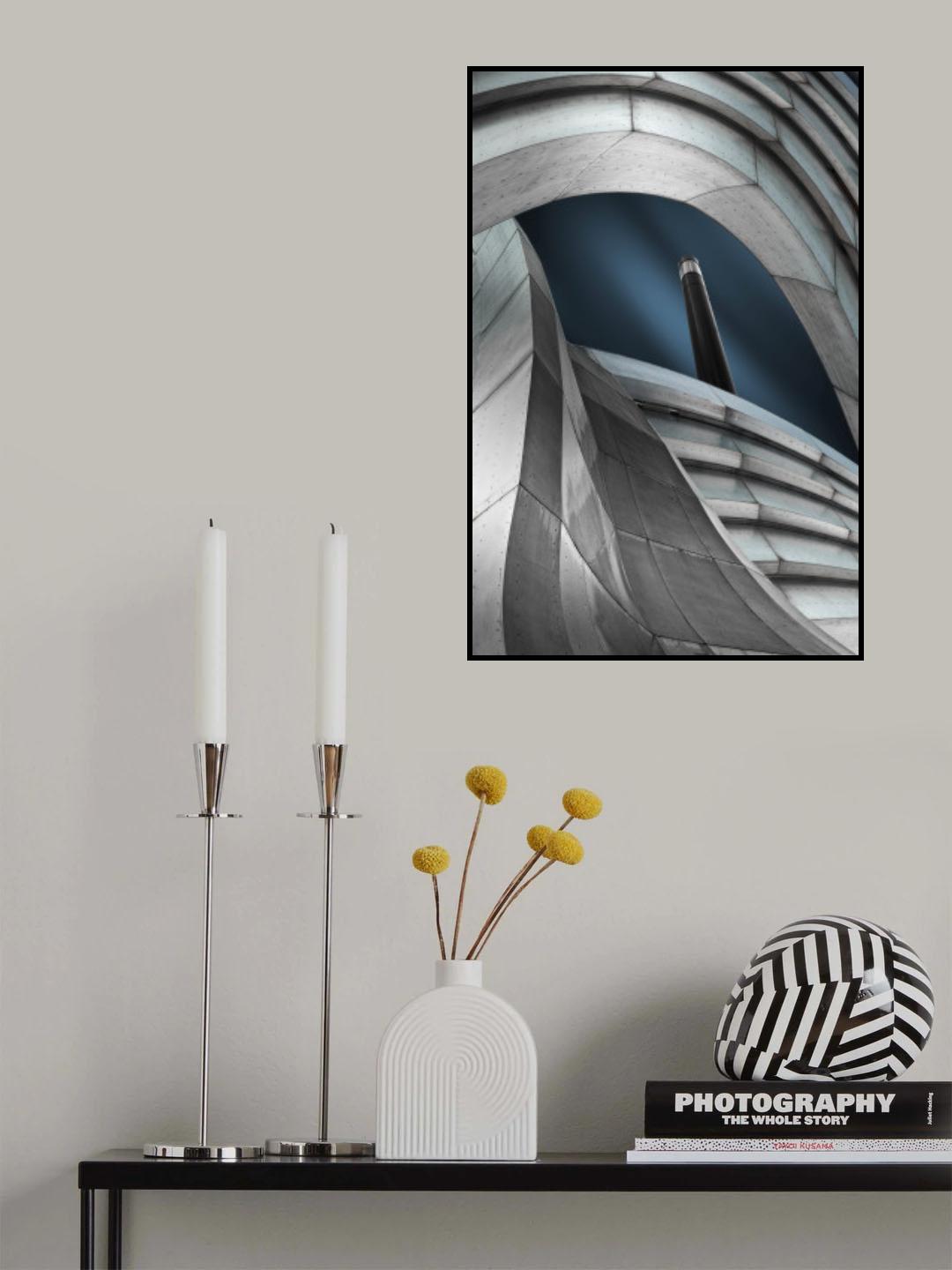 metal shapes Poster och Canvastavla