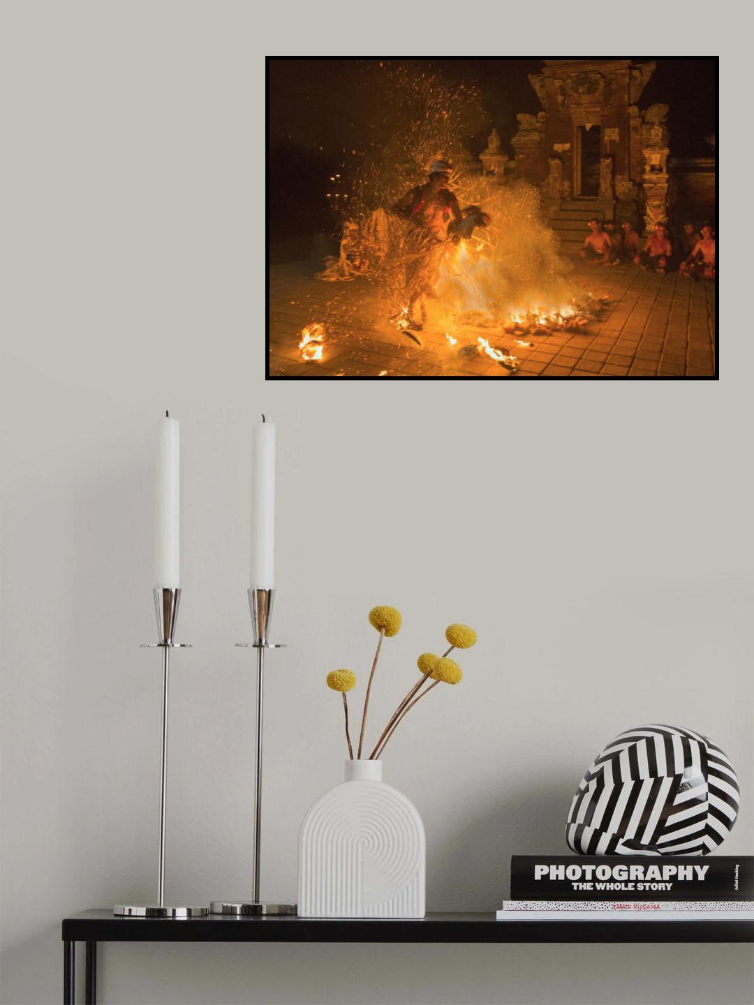 Fire Dancer 2 Poster och Canvastavla