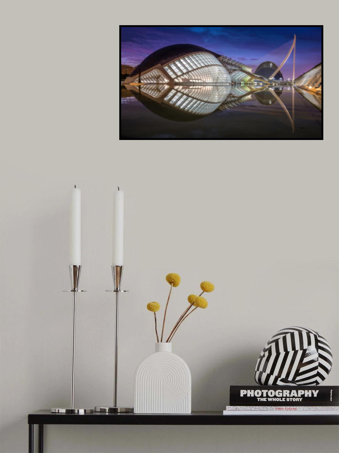 Hemisferic Poster och Canvastavla
