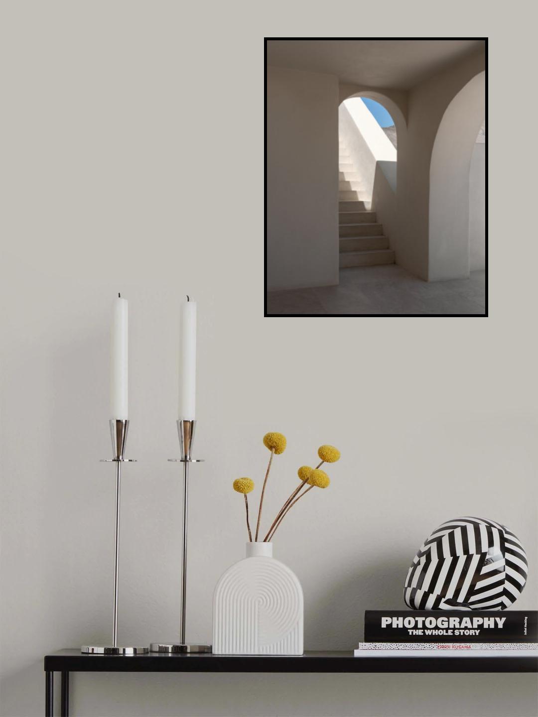 Stairway to Ocean Views Poster och Canvastavla