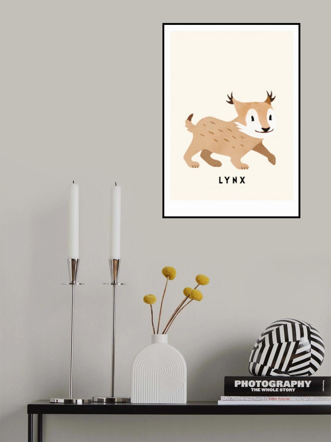 Lynx Poster och Canvastavla