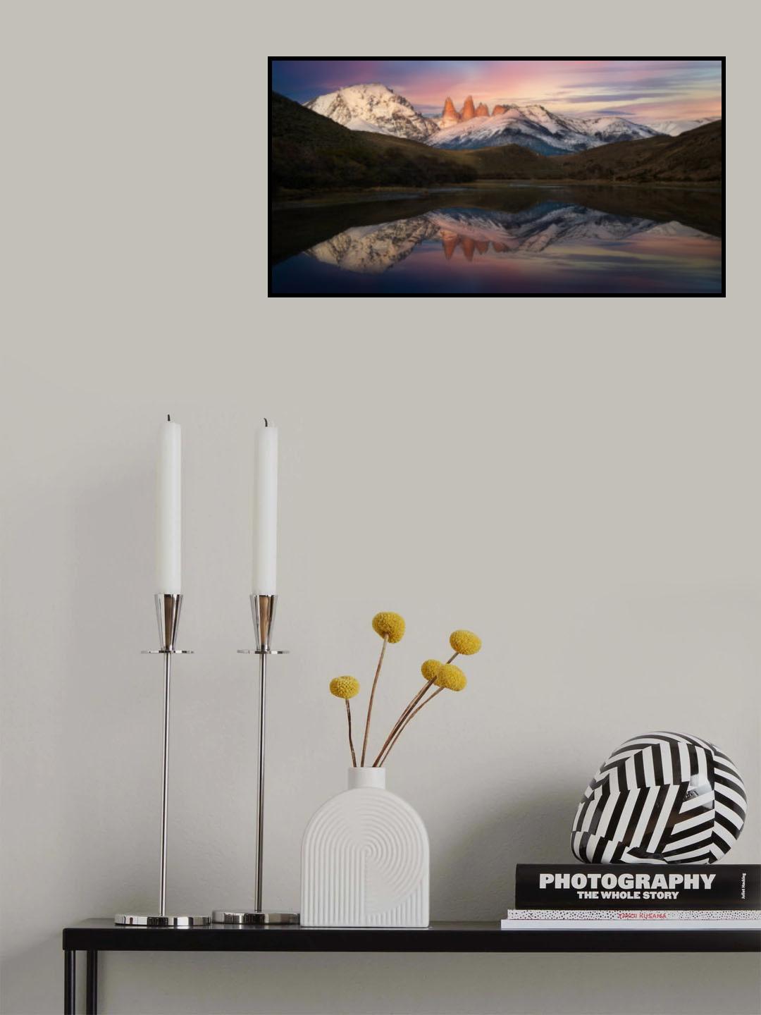 Morning Glory in Torres del Paine Poster och Canvastavla
