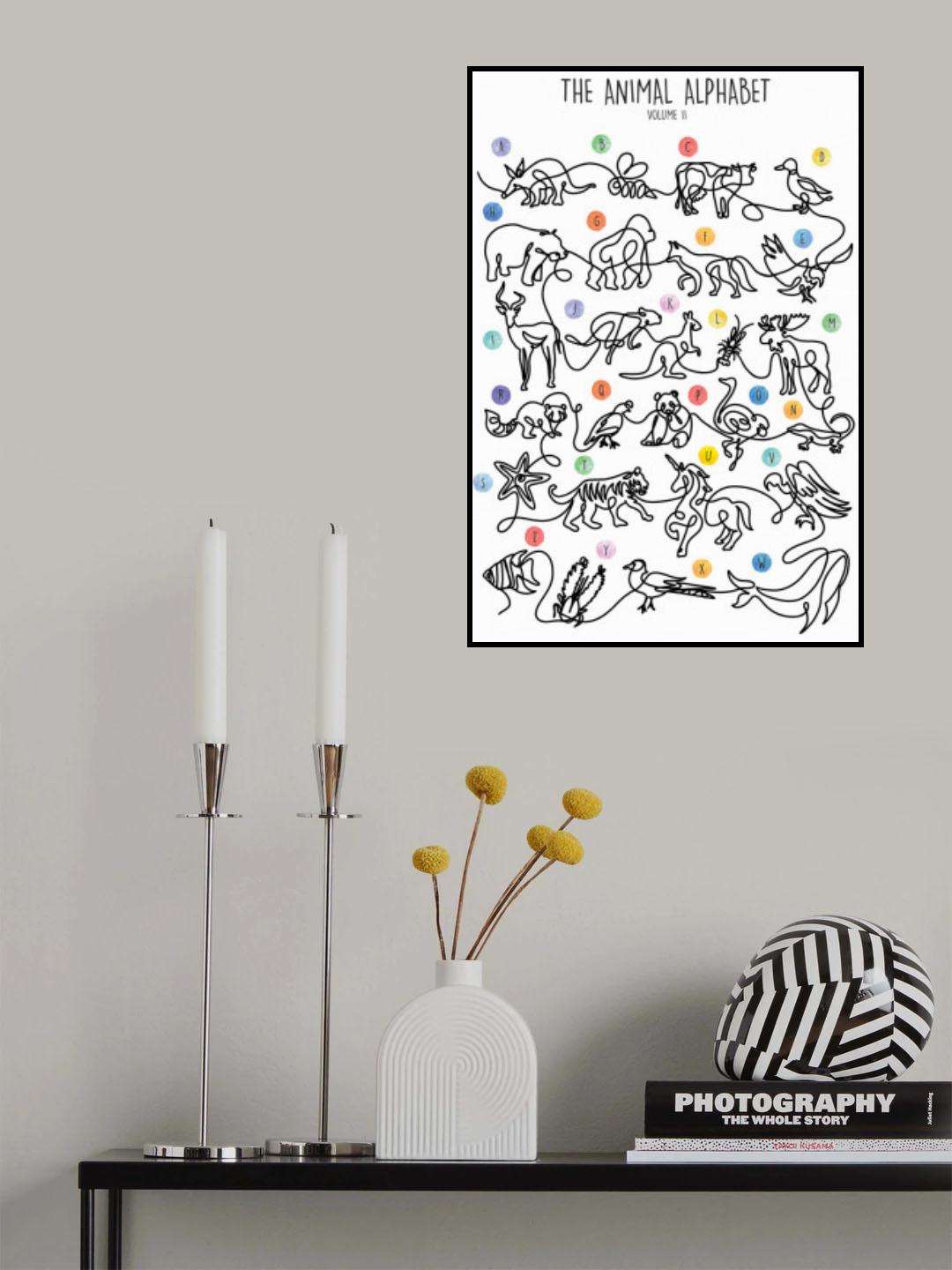 The Animal Alphabet Volume 2 Poster och Canvastavla