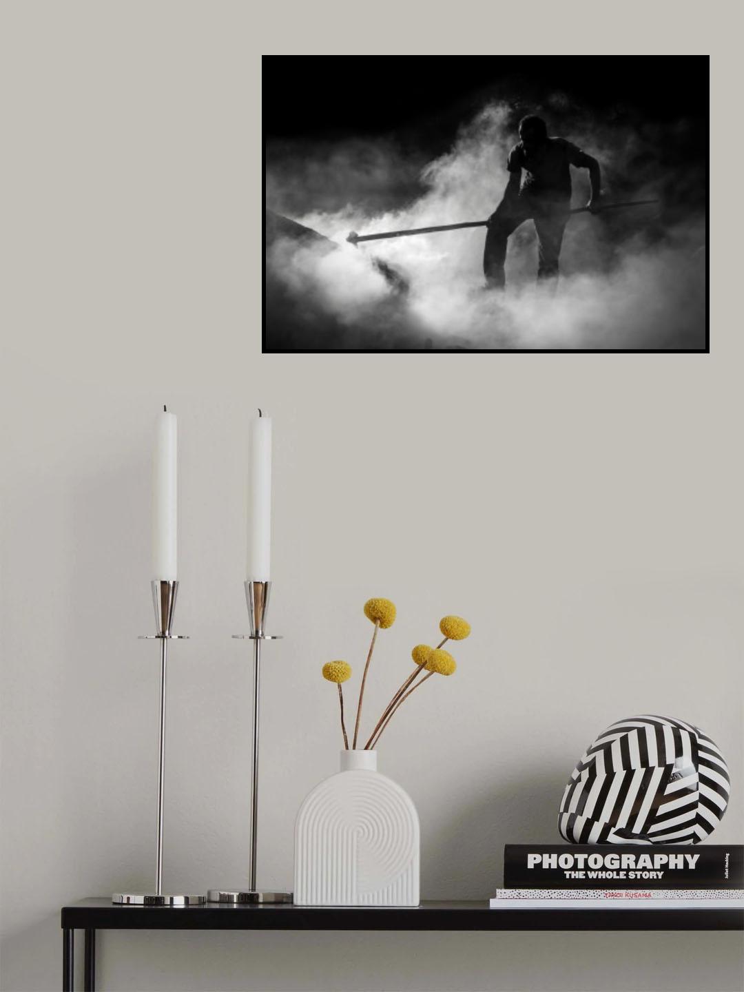 wood to charcoal Poster och Canvastavla