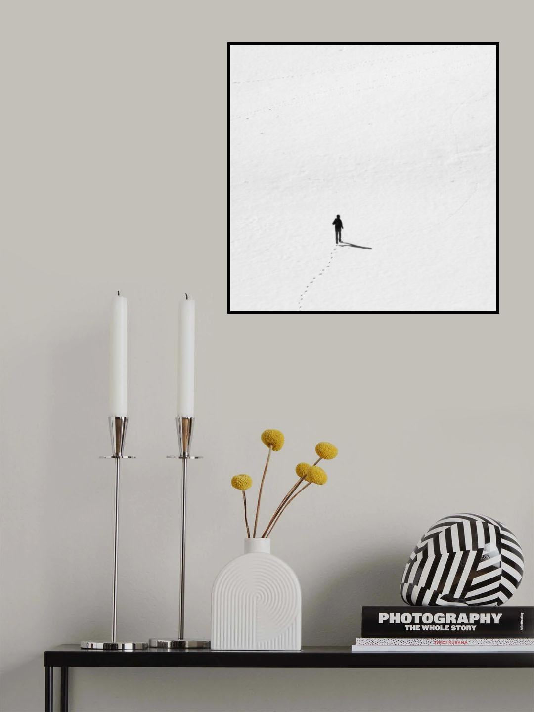 footprint Poster och Canvastavla