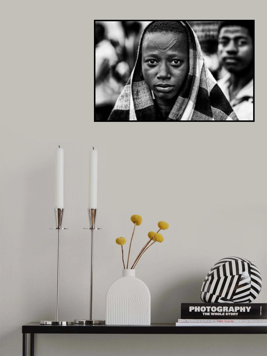 Boy from Ethiopia Poster och Canvastavla