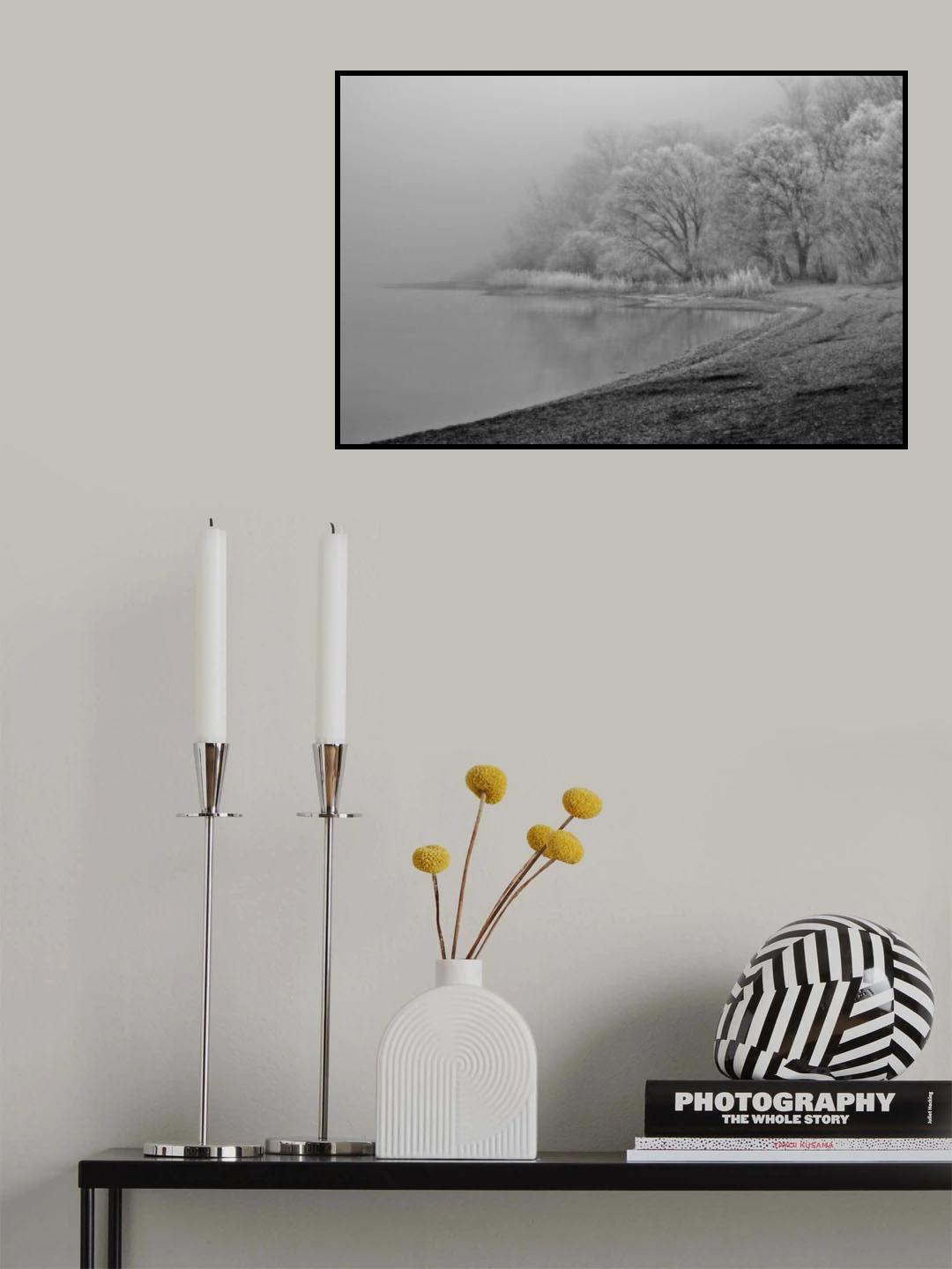 hoarfrost and fog Poster och Canvastavla