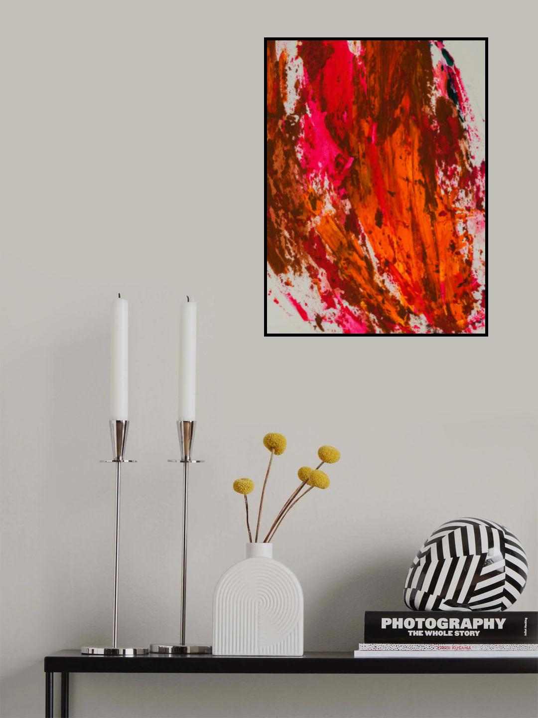 colored paints Poster och Canvastavla