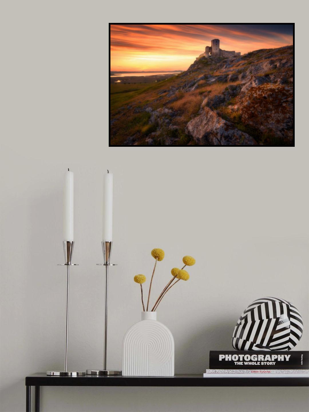 Medieval sunset Poster och Canvastavla