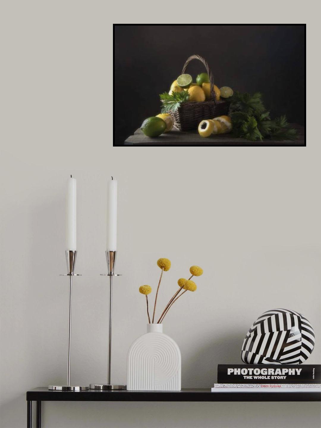 Green & Yellow Poster och Canvastavla