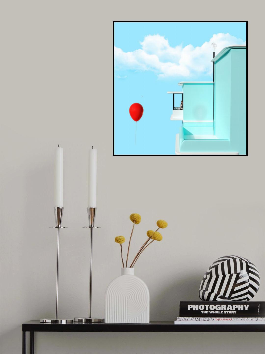 the red balloon Poster och Canvastavla