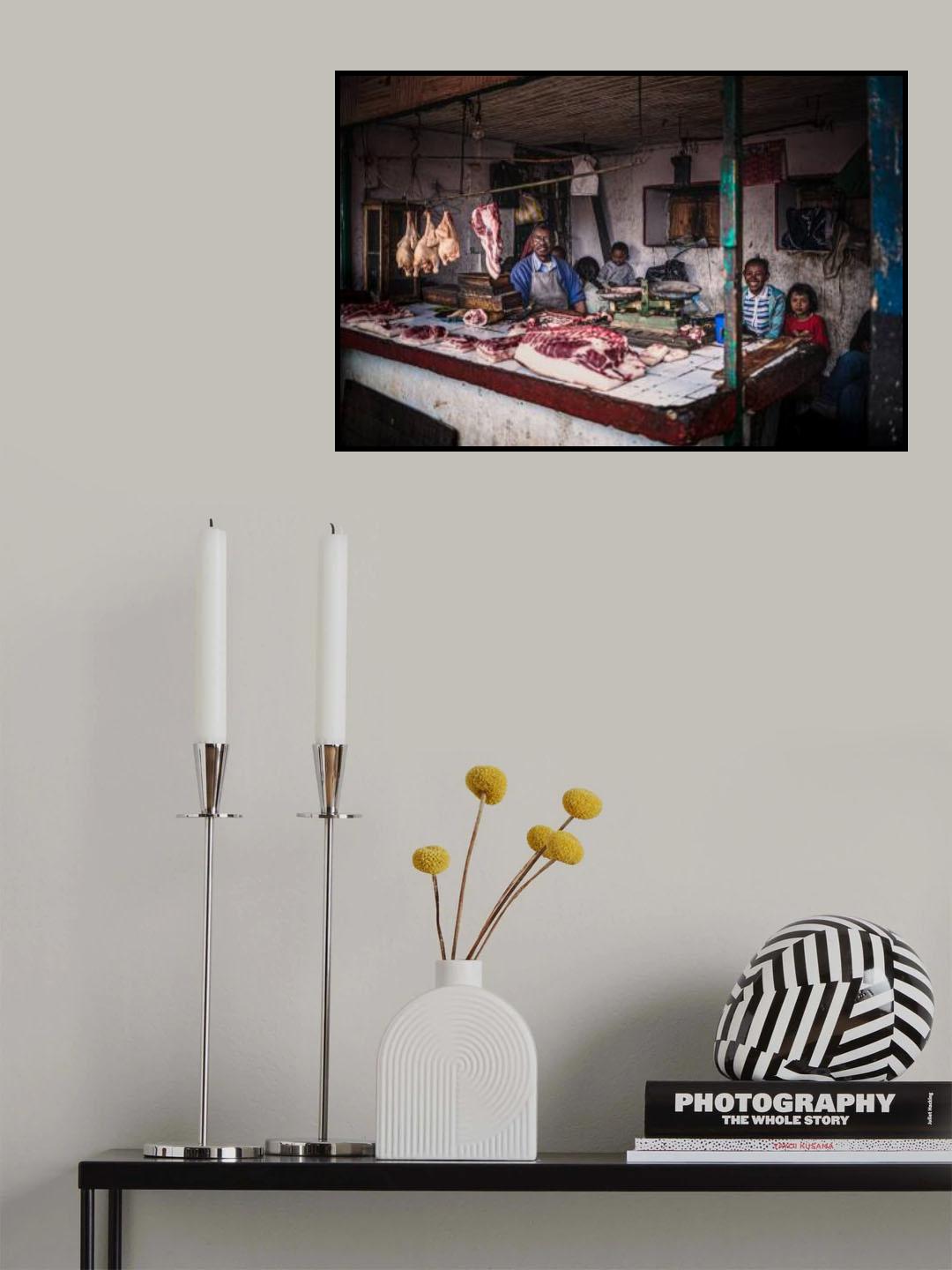 The butcher's family Poster och Canvastavla