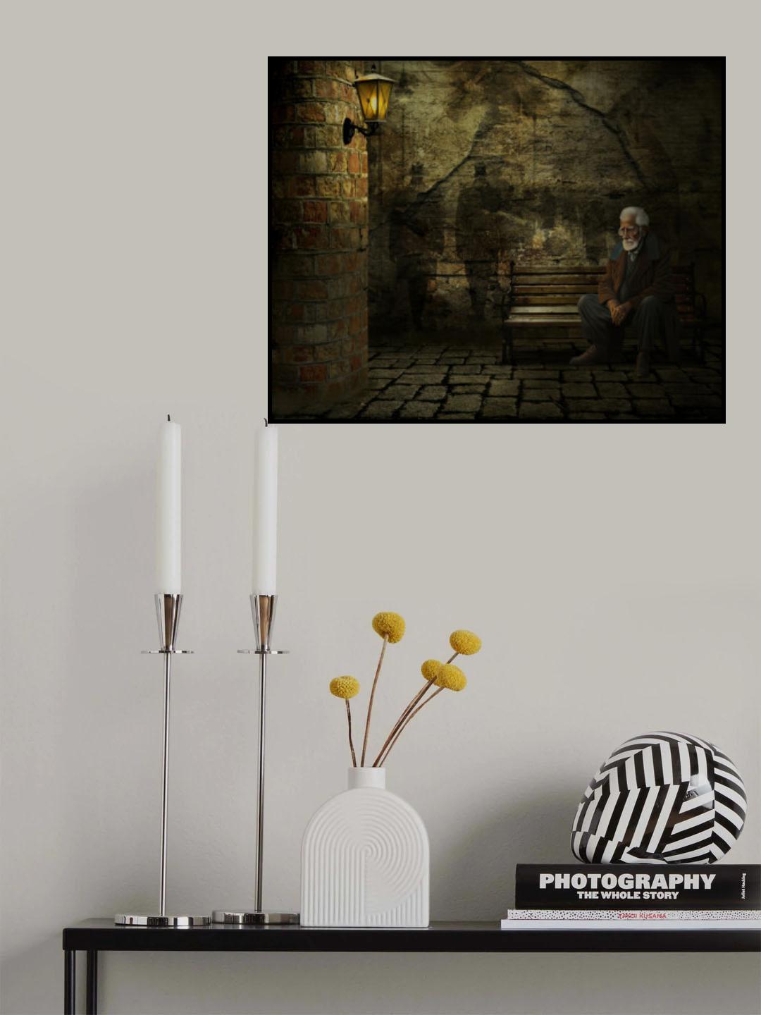 The Old Wall. Poster och Canvastavla