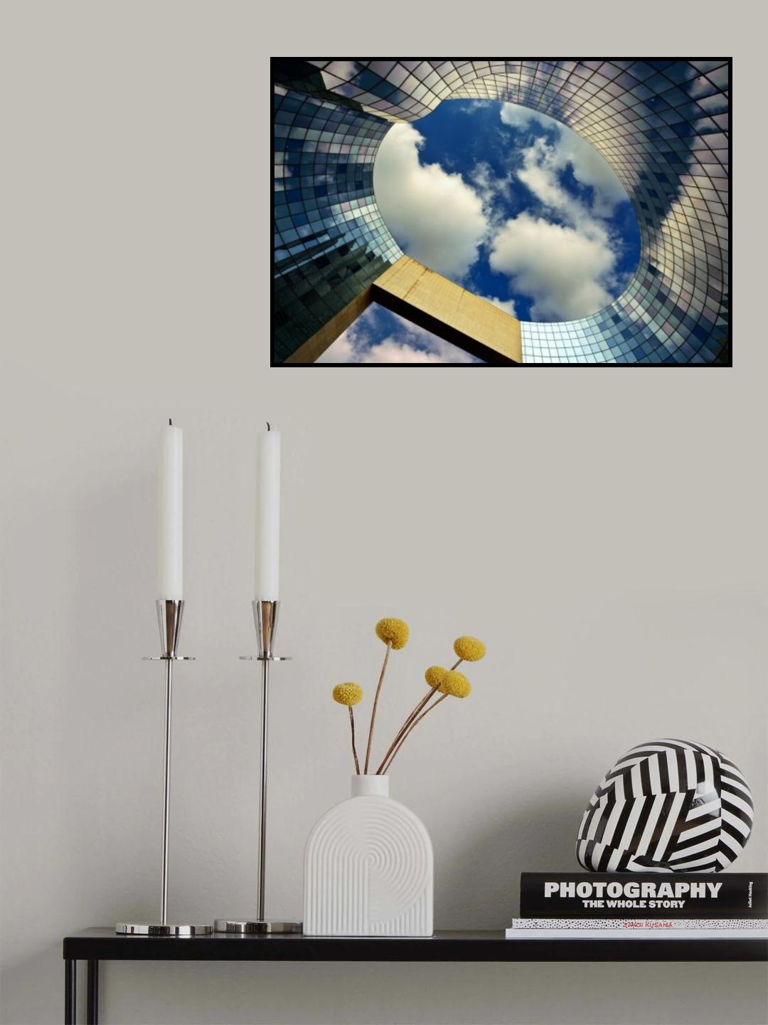 Glass and sky Poster och Canvastavla