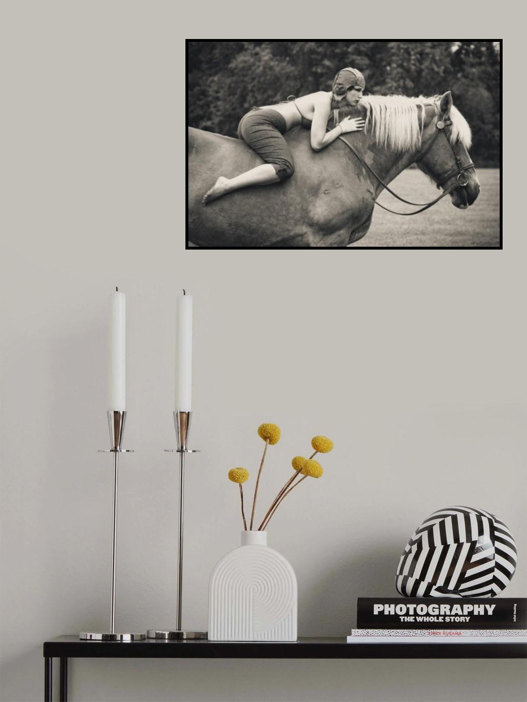 Off to the Races Poster och Canvastavla