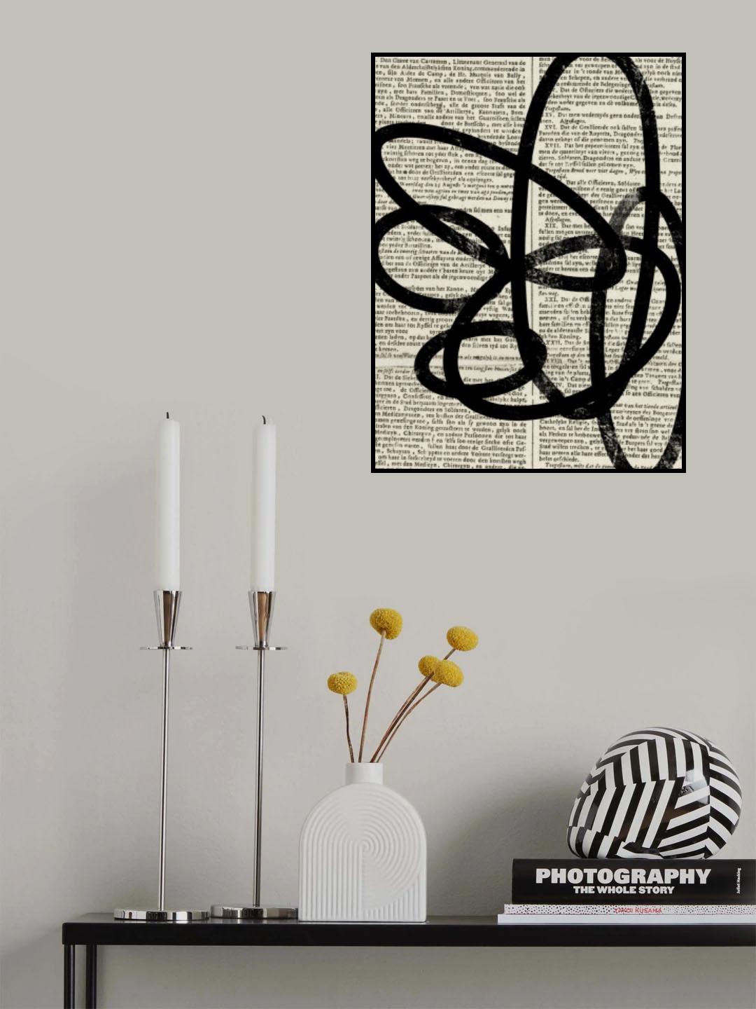 Abstract Paper III Poster och Canvastavla