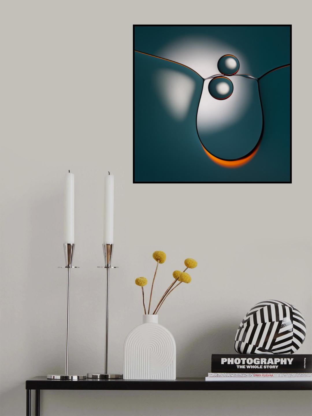 Oil and Water LD73C Poster och Canvastavla