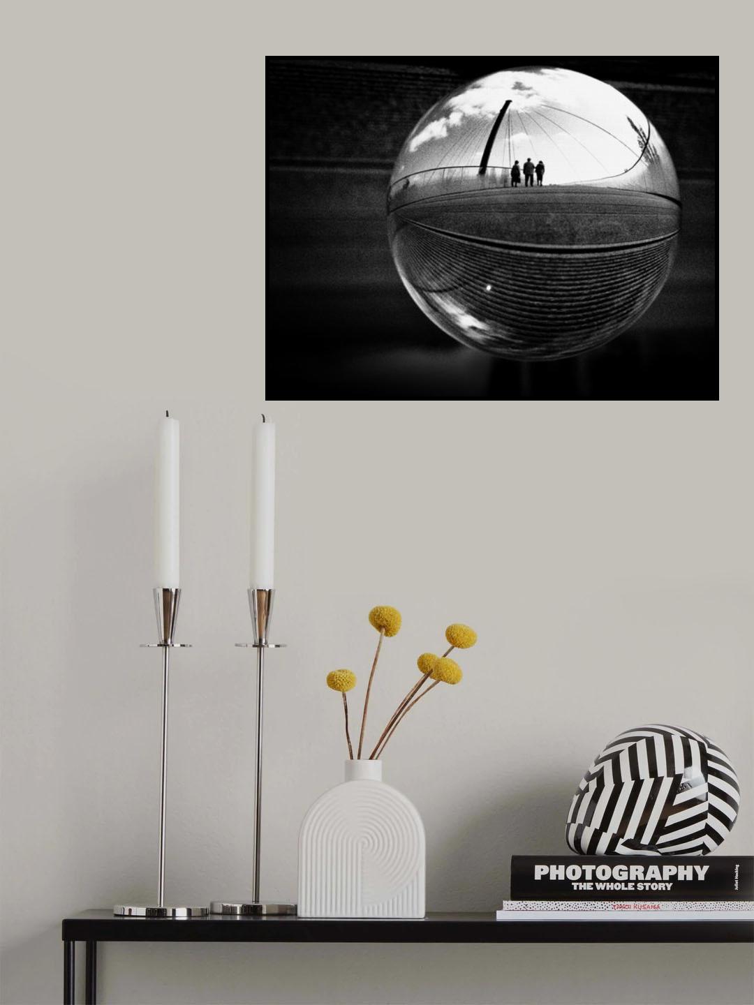 World is Round Poster och Canvastavla