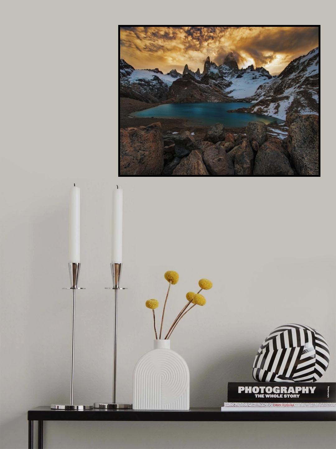 Mount Fitz Roy Poster och Canvastavla