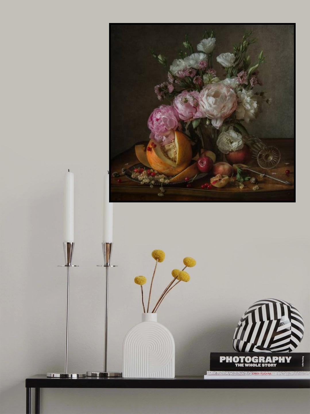 Flower and fruit Poster och Canvastavla