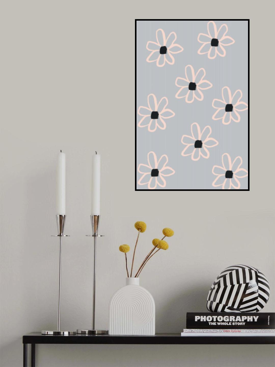 Bold Flowers No 2 Poster och Canvastavla