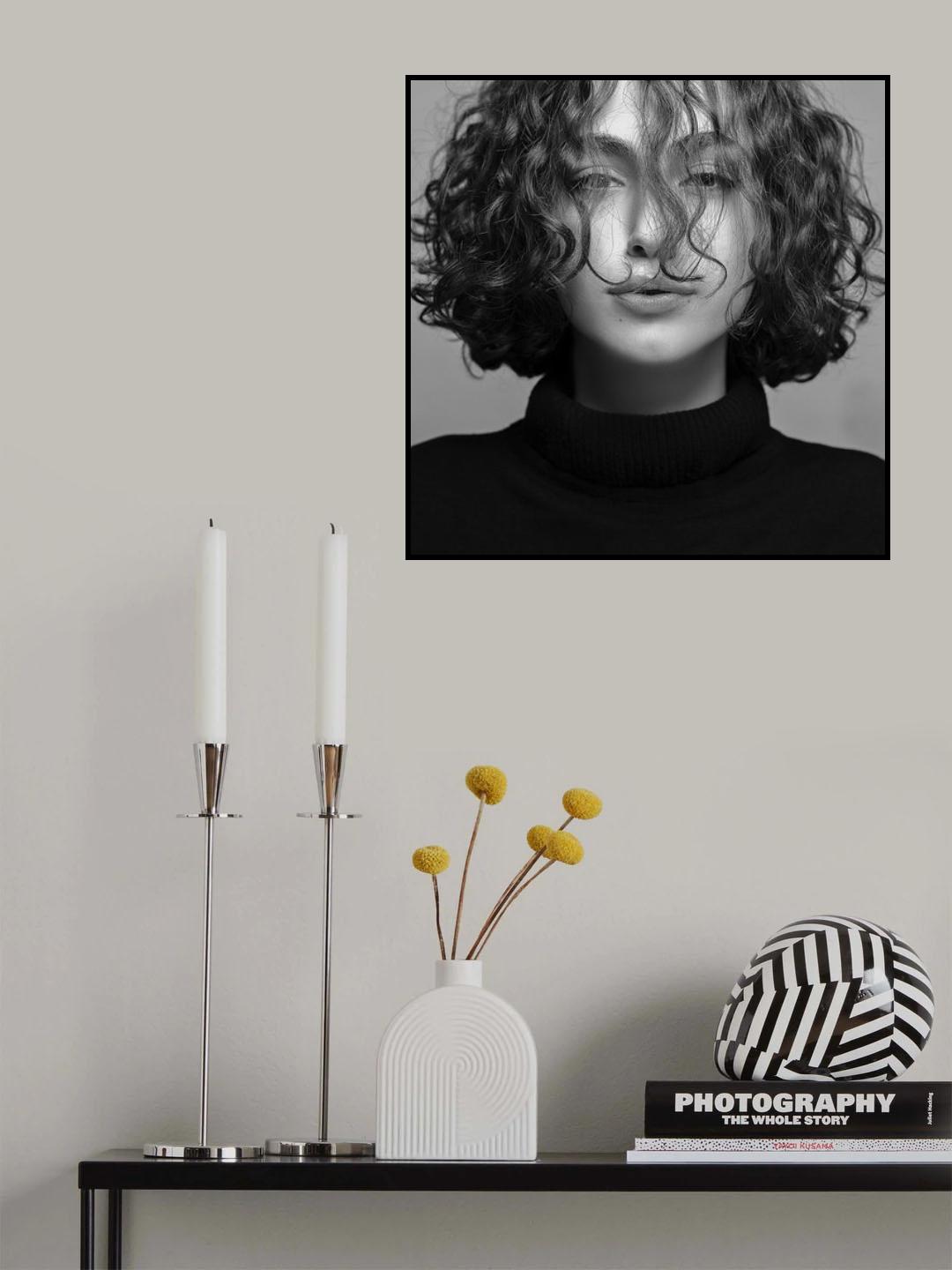 curly hair Poster och Canvastavla