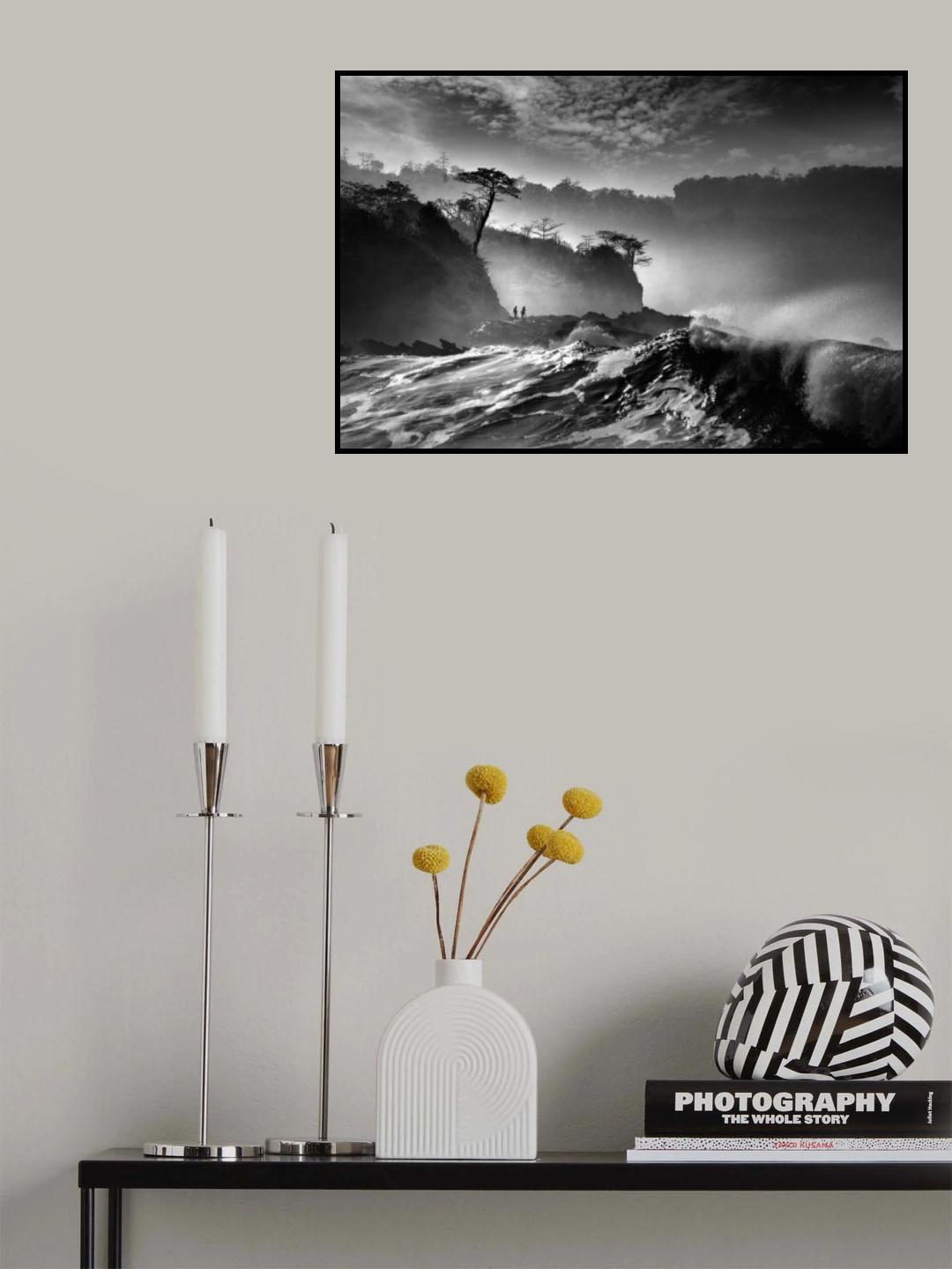 Waves present that morning Poster och Canvastavla