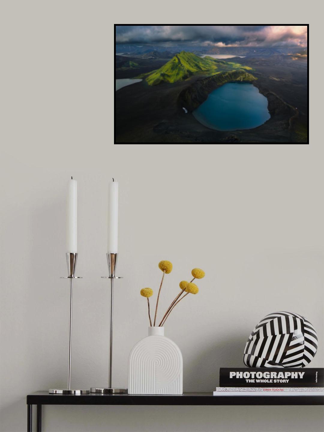 A Crater Lake Poster och Canvastavla
