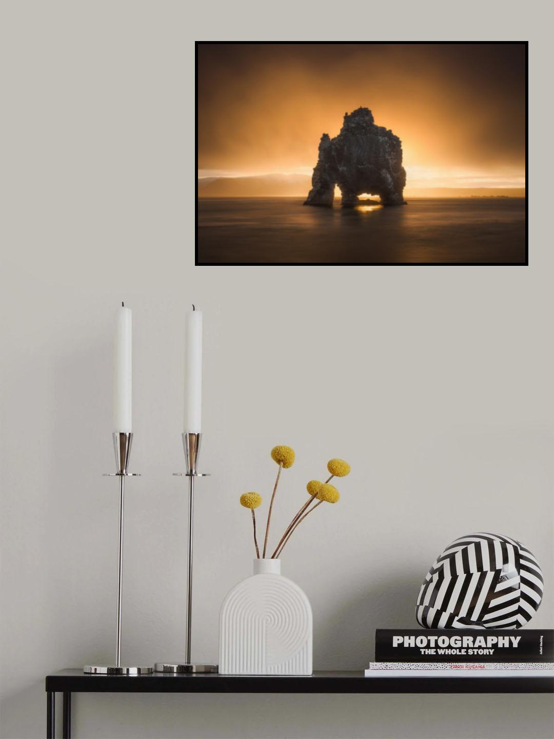 Sunrise in Iceland Poster och Canvastavla