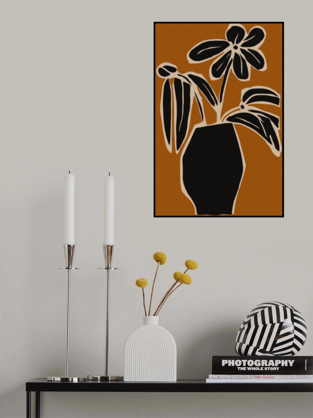 Ochre Still Life No 3 Poster och Canvastavla