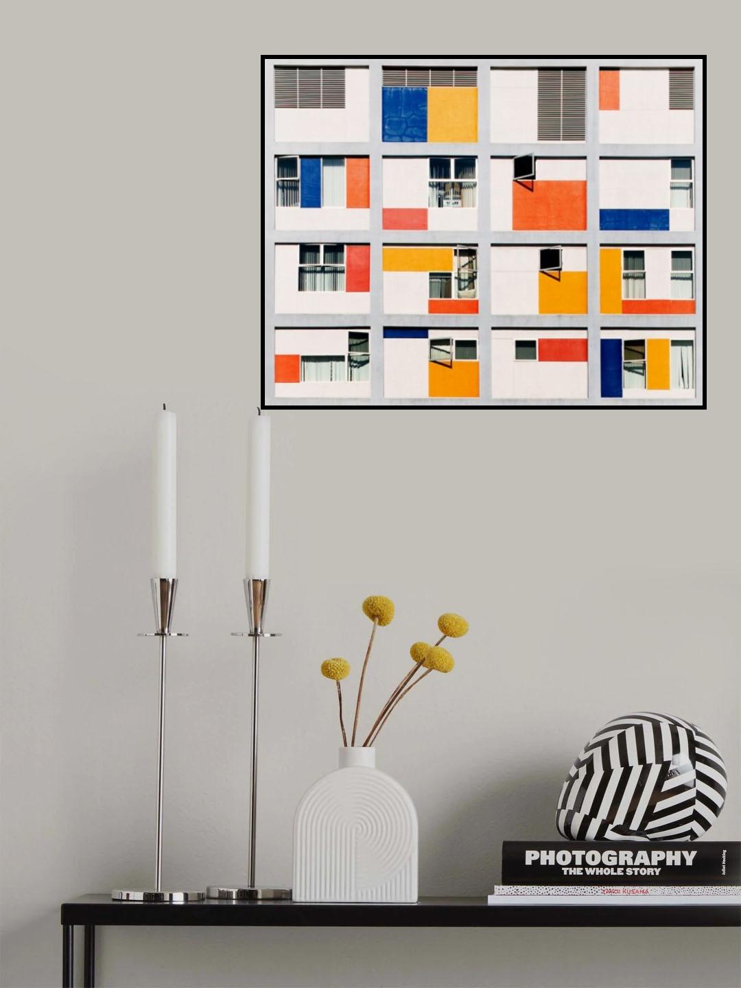 Mondrian moment. Poster och Canvastavla