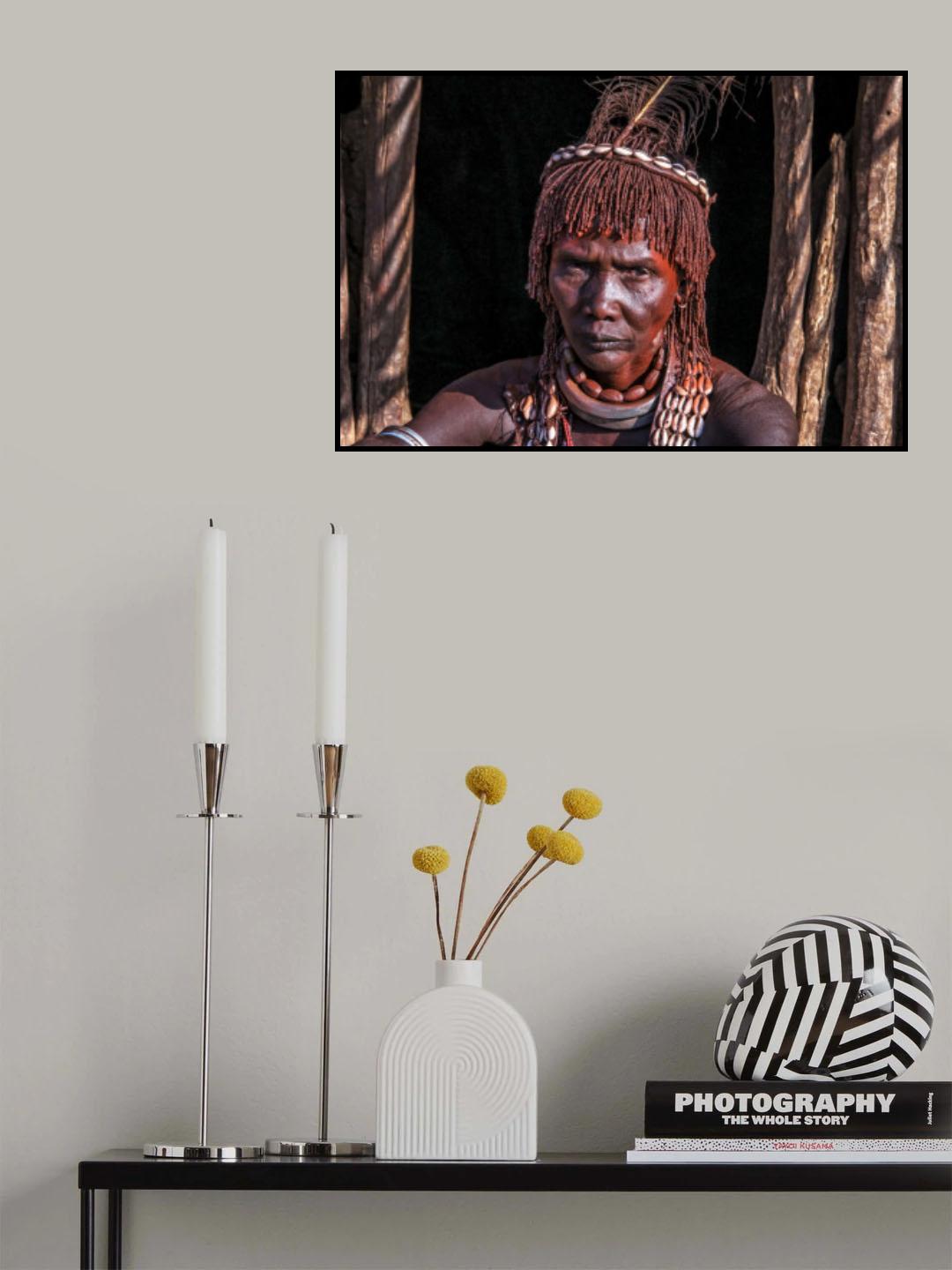 Humer tribe woman Poster och Canvastavla