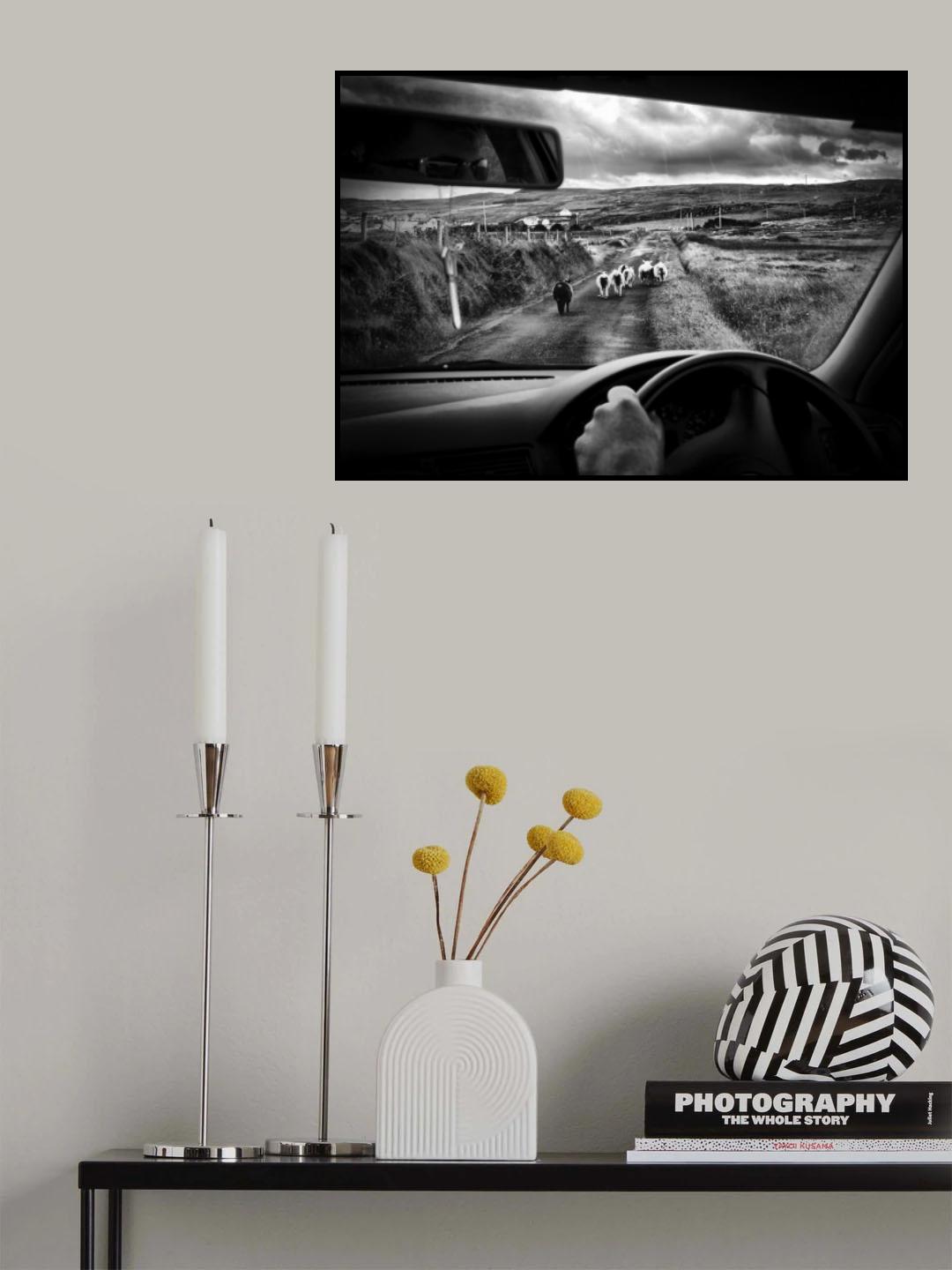 traffic jam in ireland Poster och Canvastavla