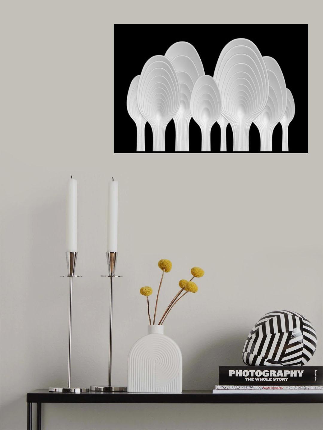Spoons Abstract: Tree Rings Poster och Canvastavla