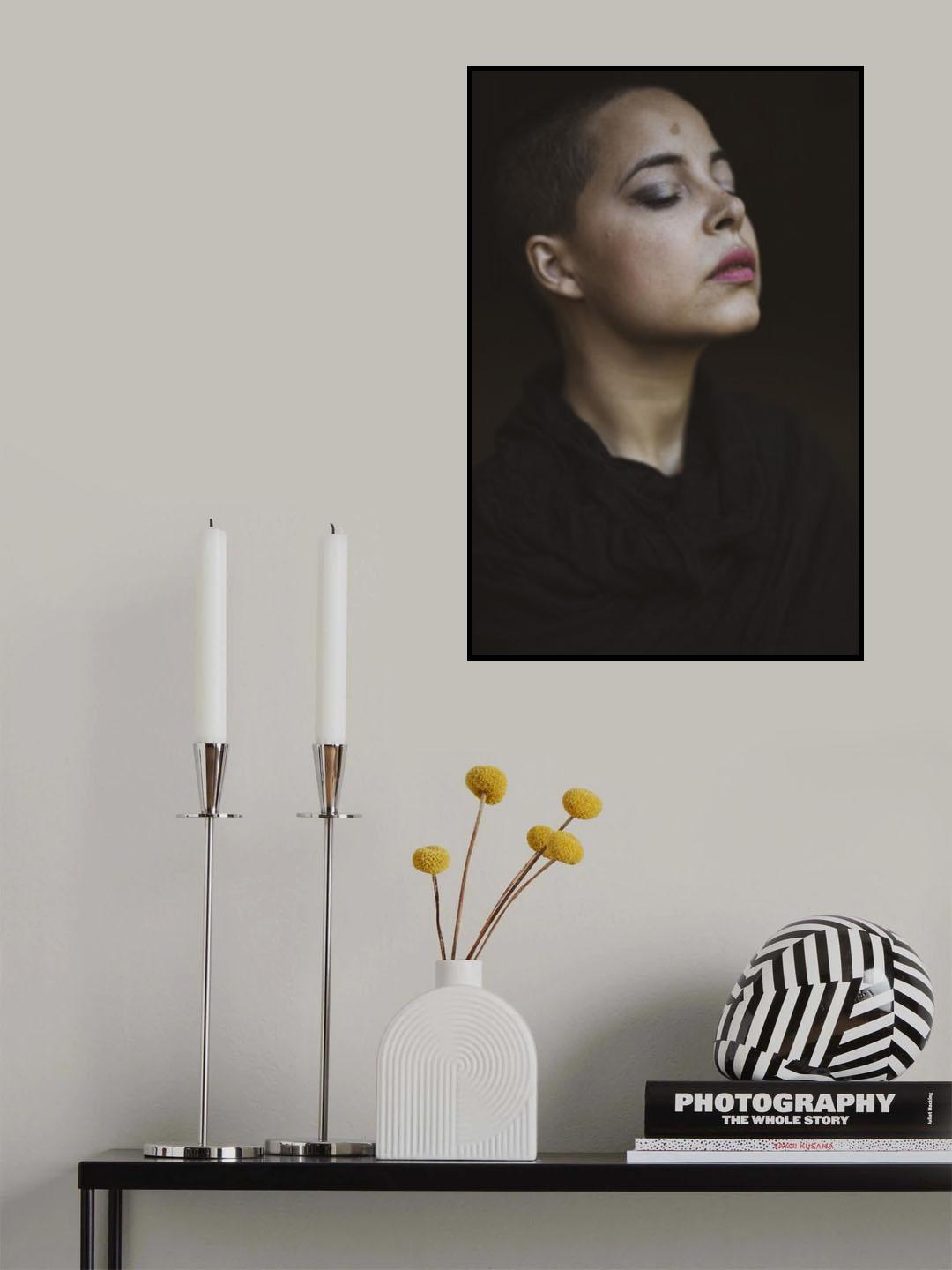 portrait of a young woman Poster och Canvastavla