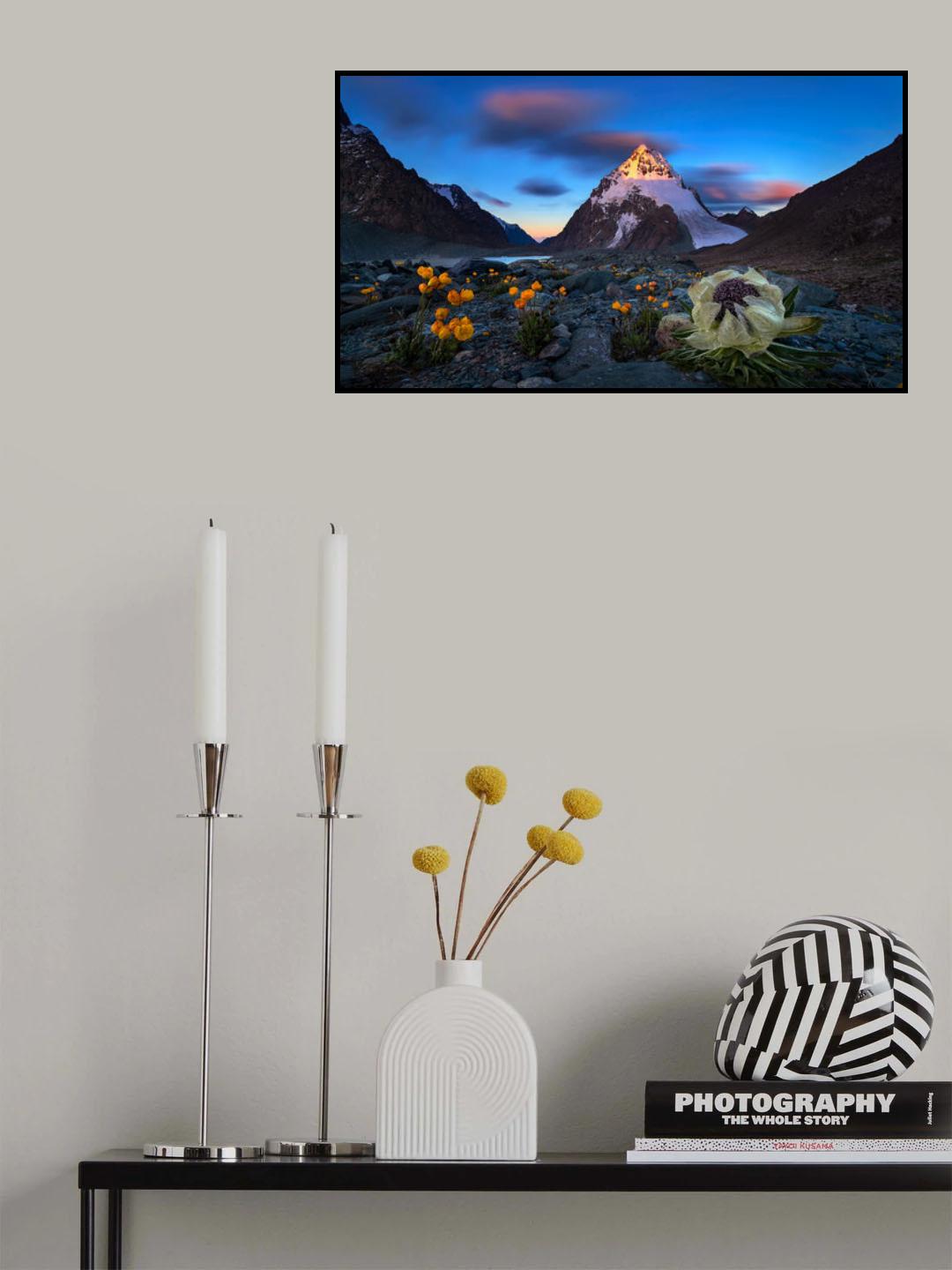 Bogda and Snow Lotus Poster och Canvastavla