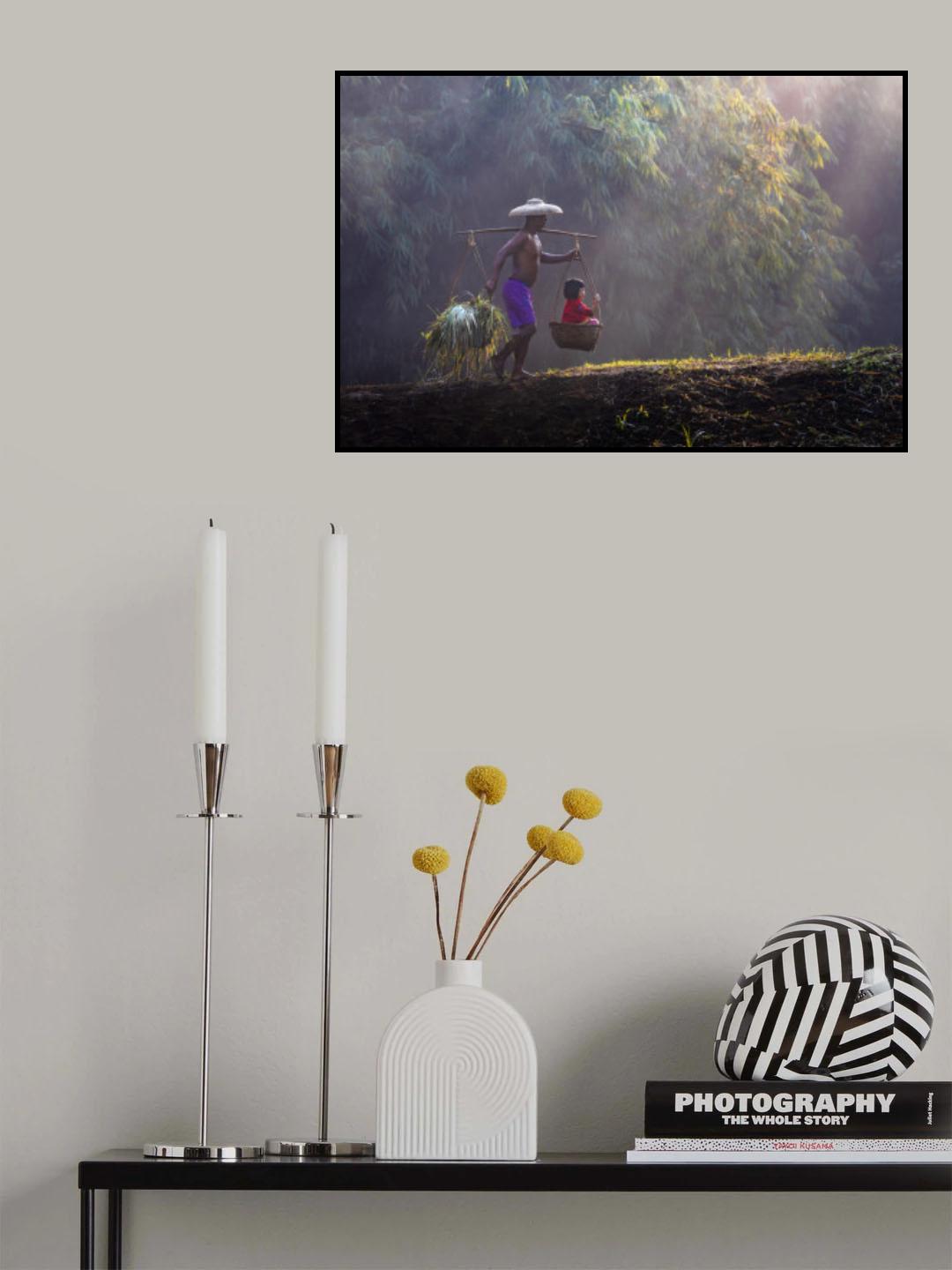 Cute girl Poster och Canvastavla
