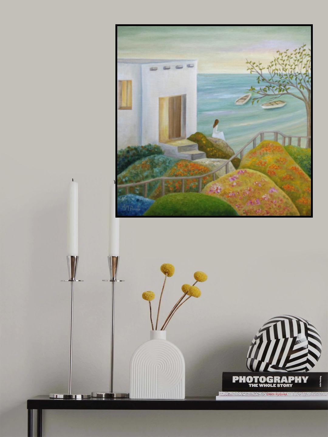 Sat Still At the Brink Poster och Canvastavla