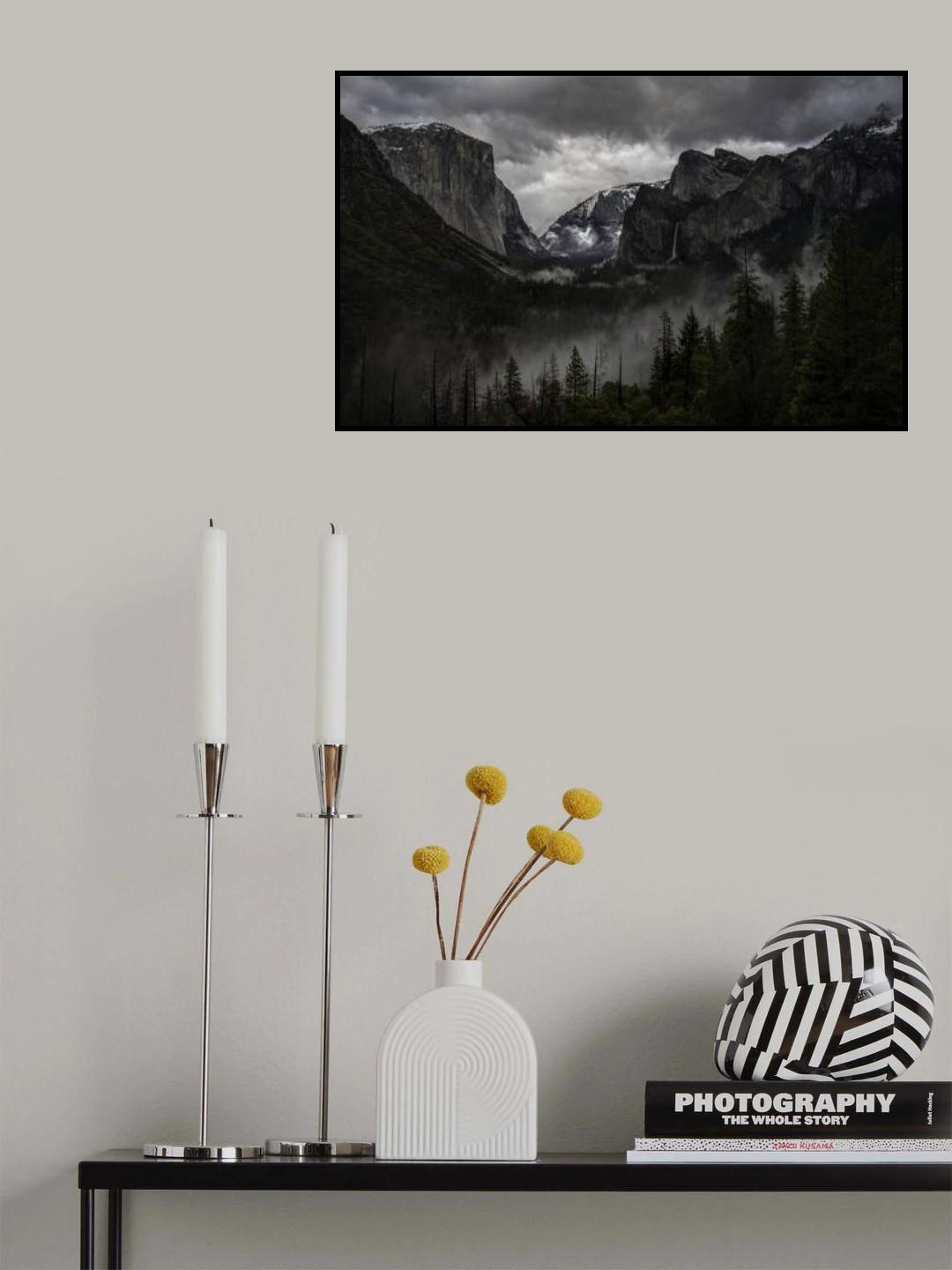 Stormy Tunnel View Poster och Canvastavla