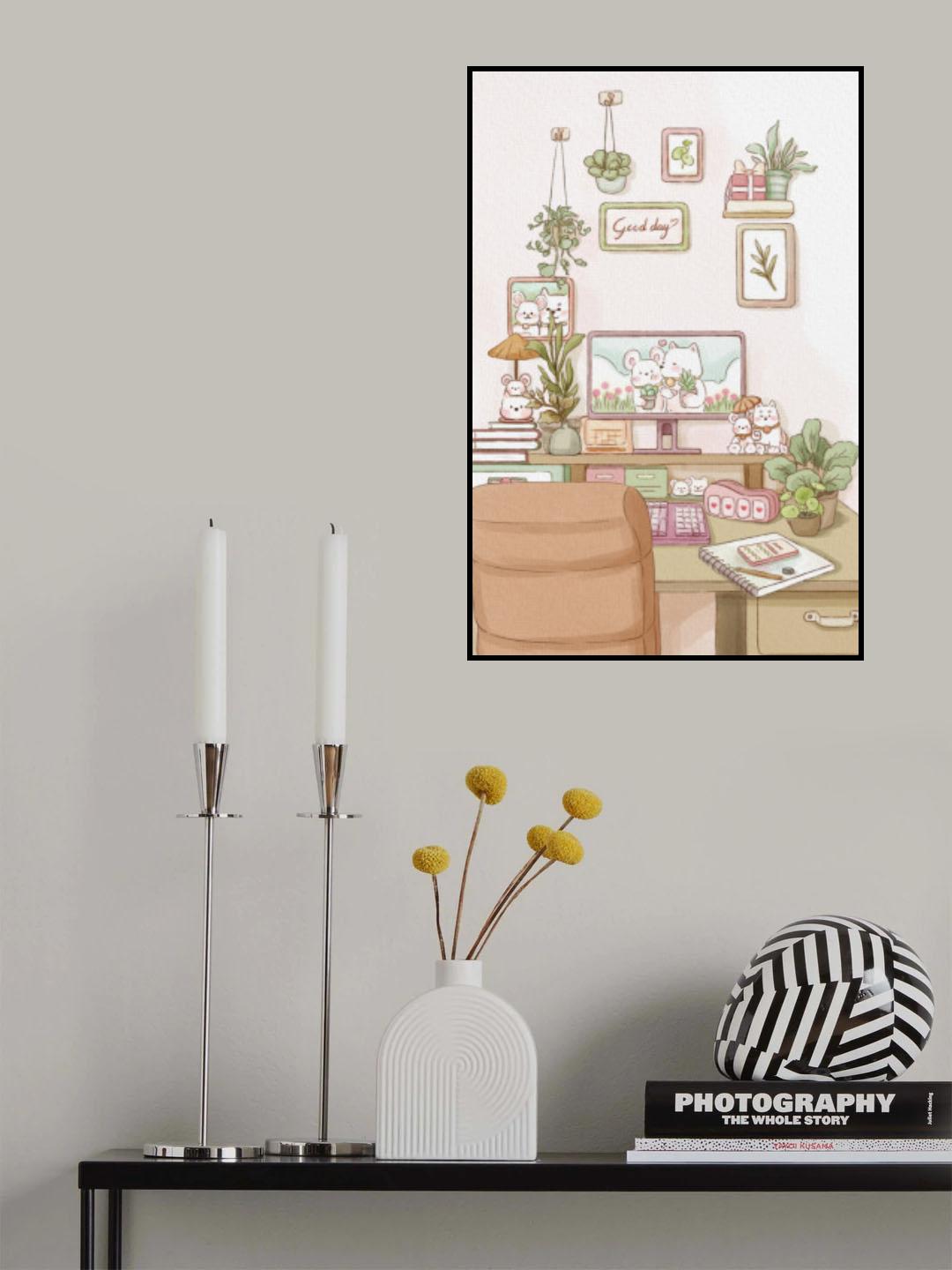 Workspace Home Poster och Canvastavla