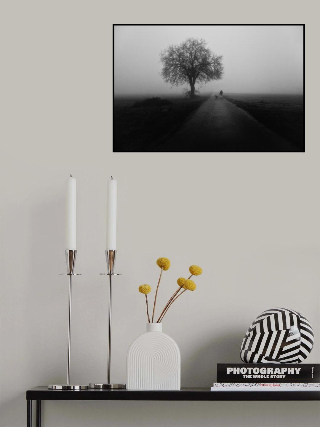 Lonley Walk Poster och Canvastavla