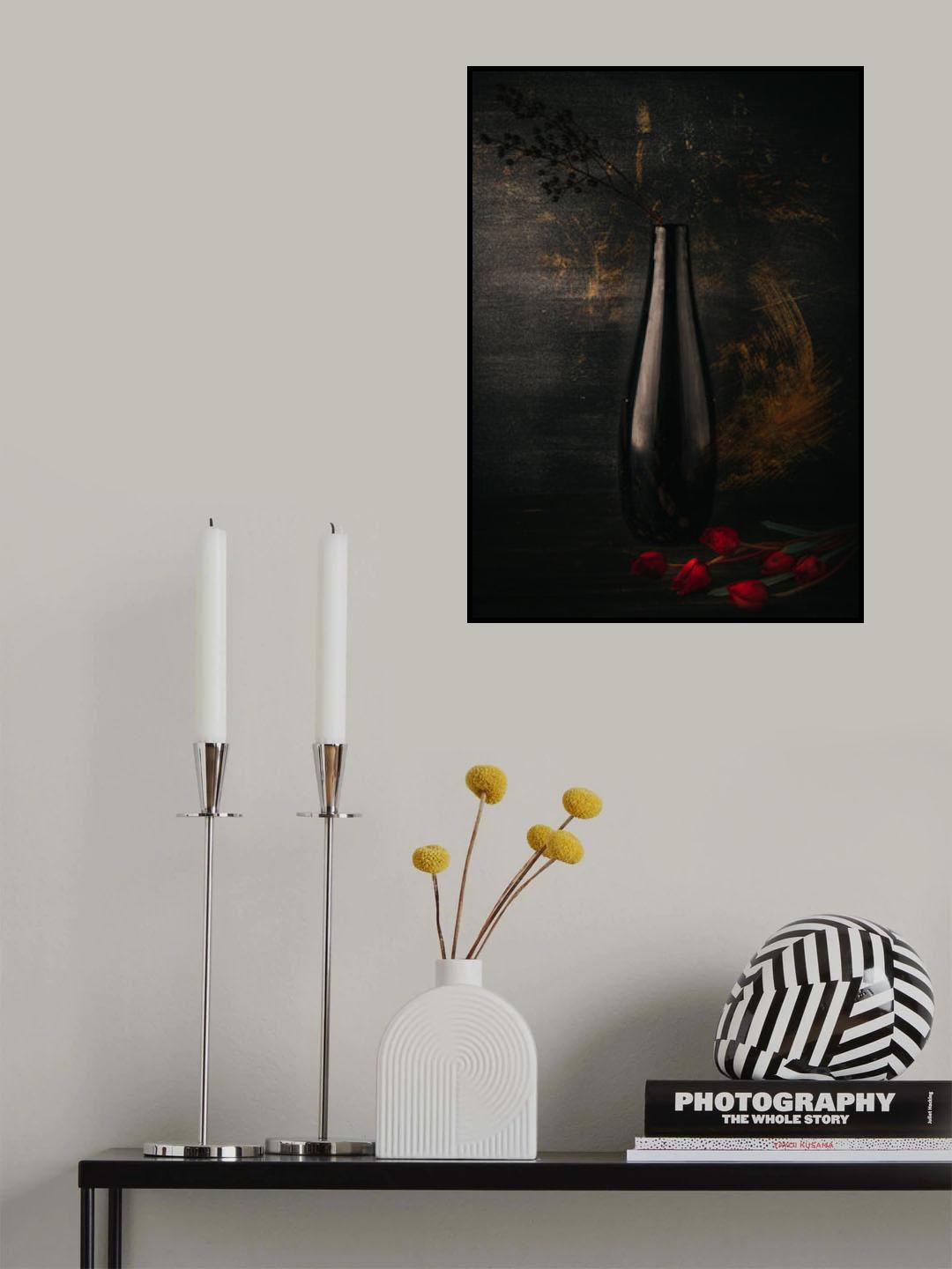 The Red Flower Poster och Canvastavla