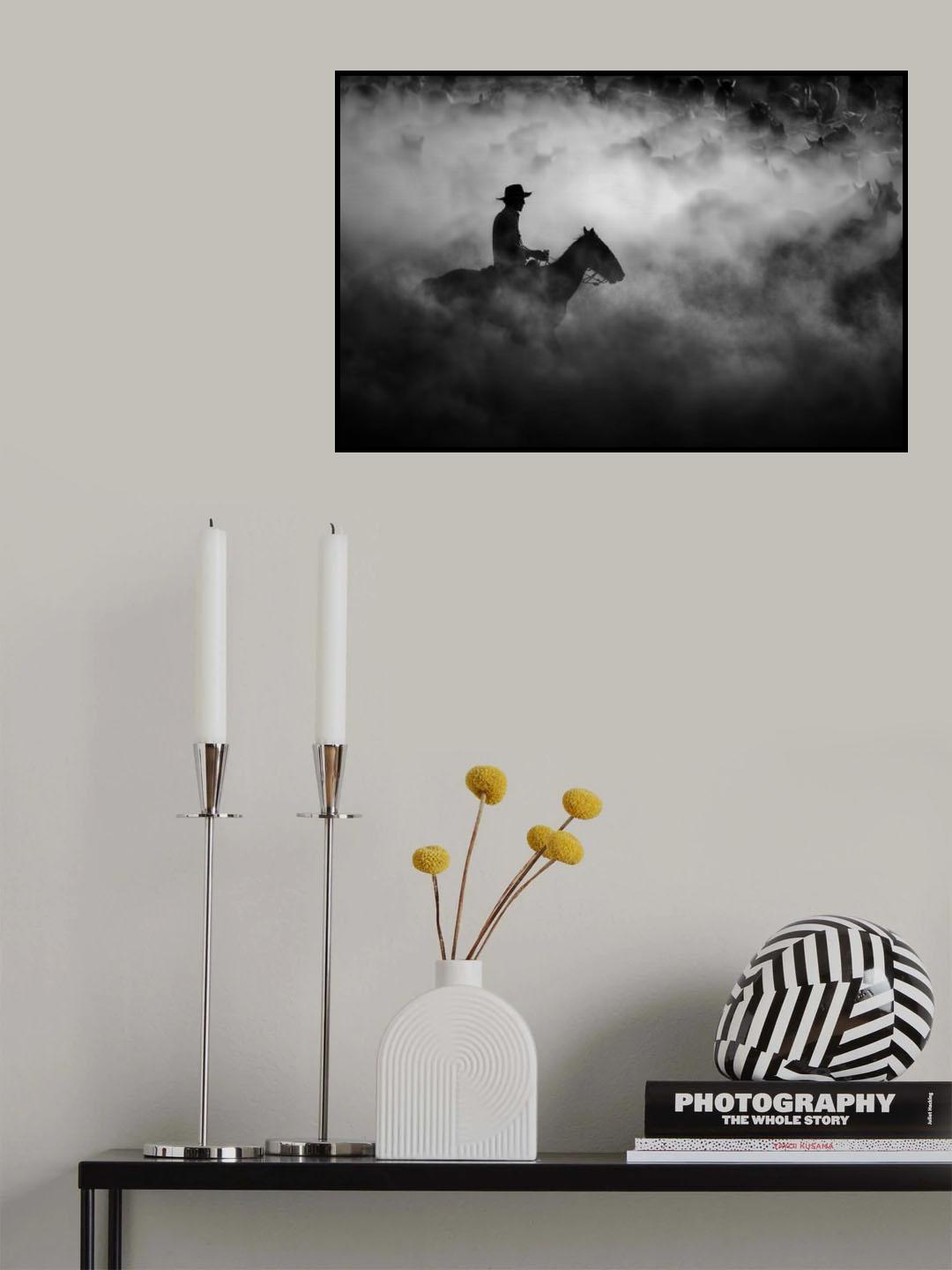 Cowboy Poster och Canvastavla